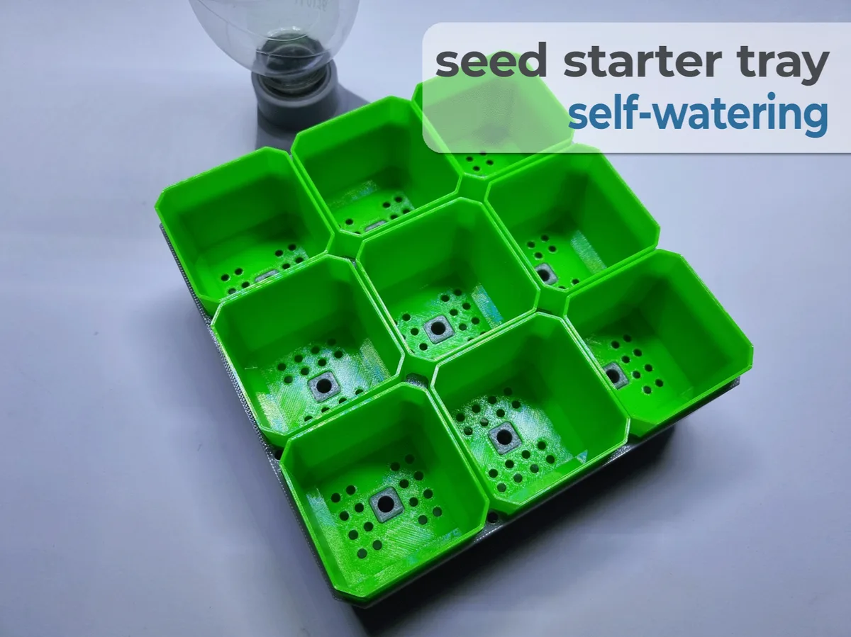 Germinador con autorriego
