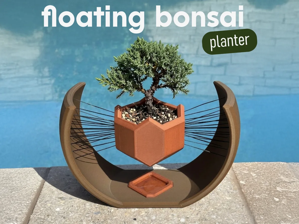 Maceta de bonsái colgante