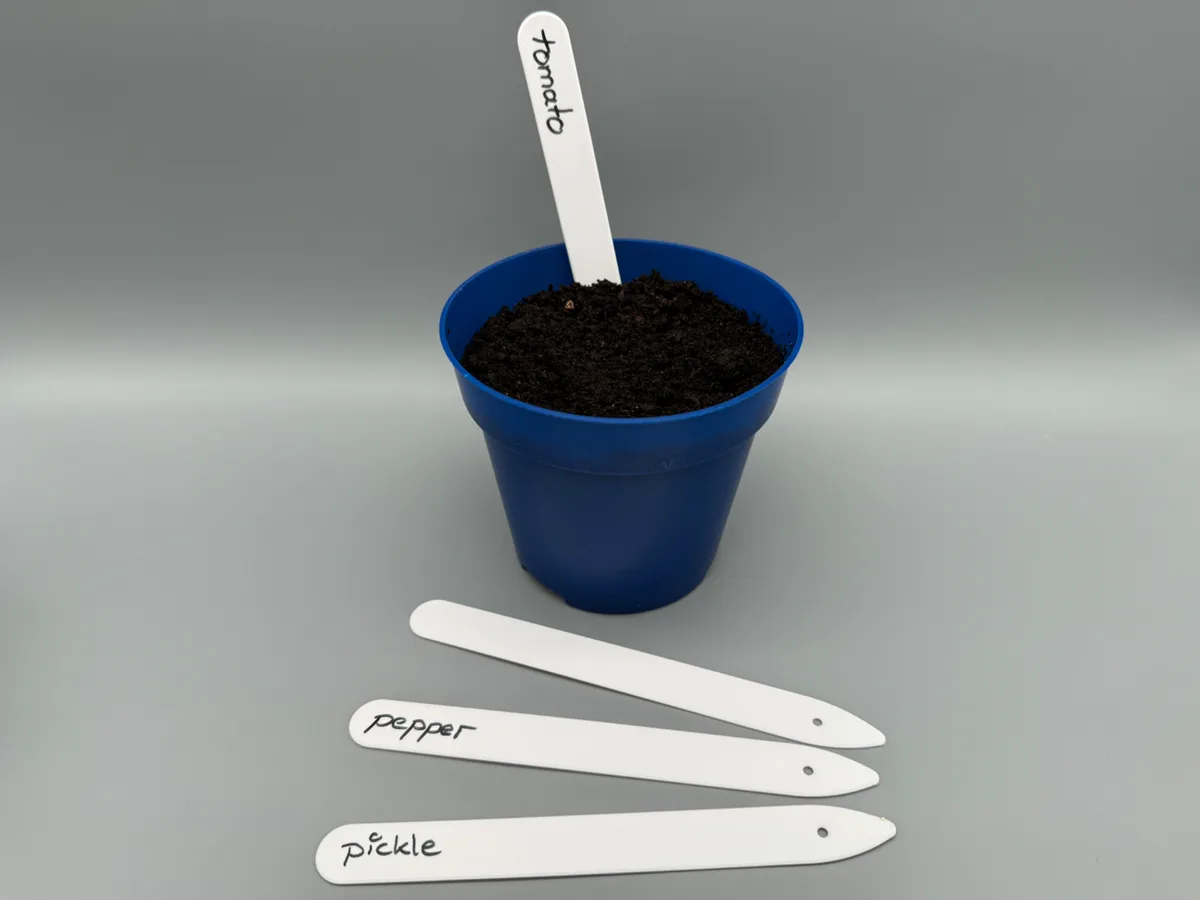 Cartelito para plantas de vivero
