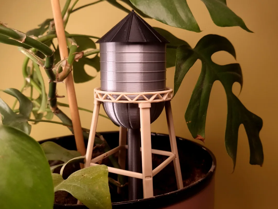 Torre de riego para plantas