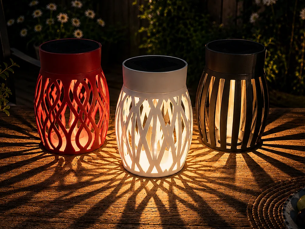 Farol de mesa a energía solar