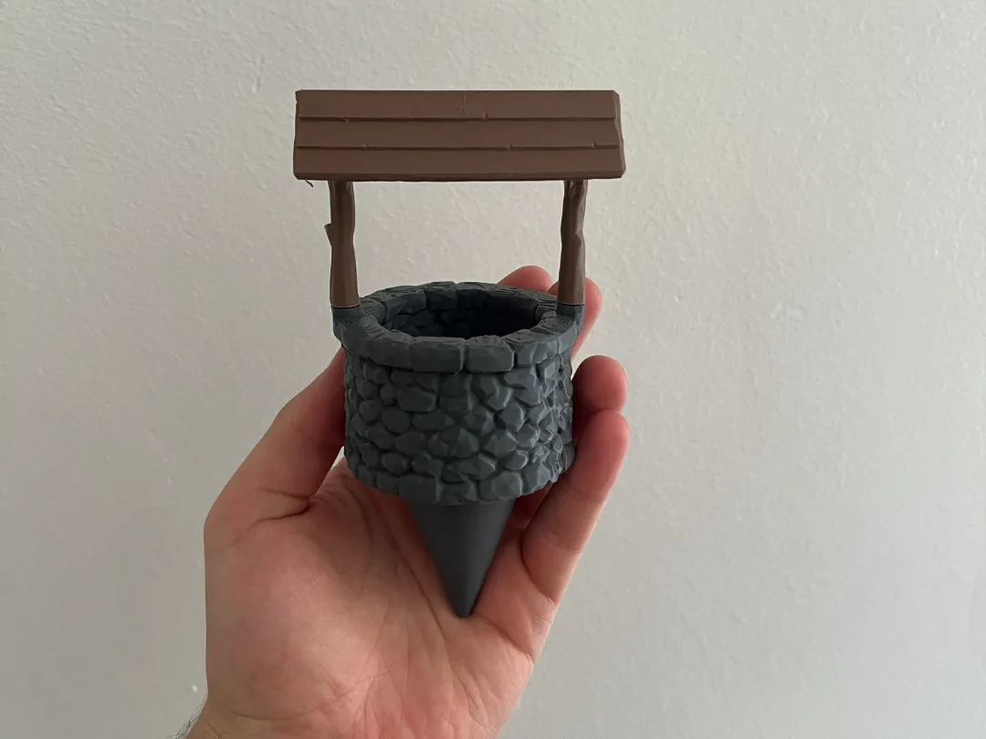Pozo de riego para maceta grande