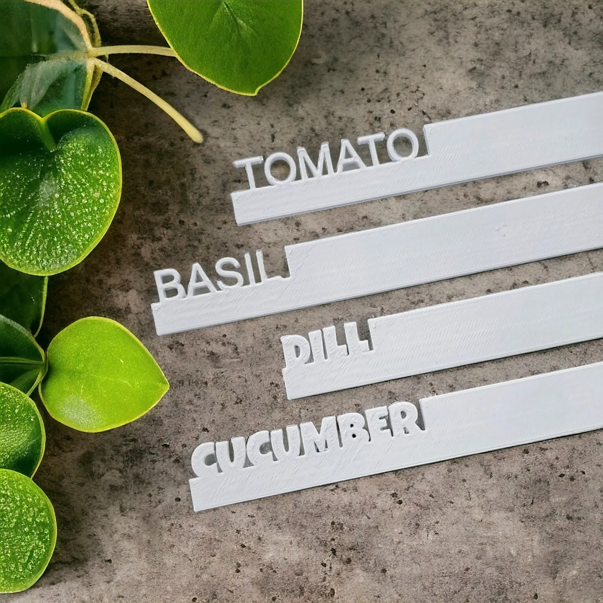 Estaca cartel para el jardín