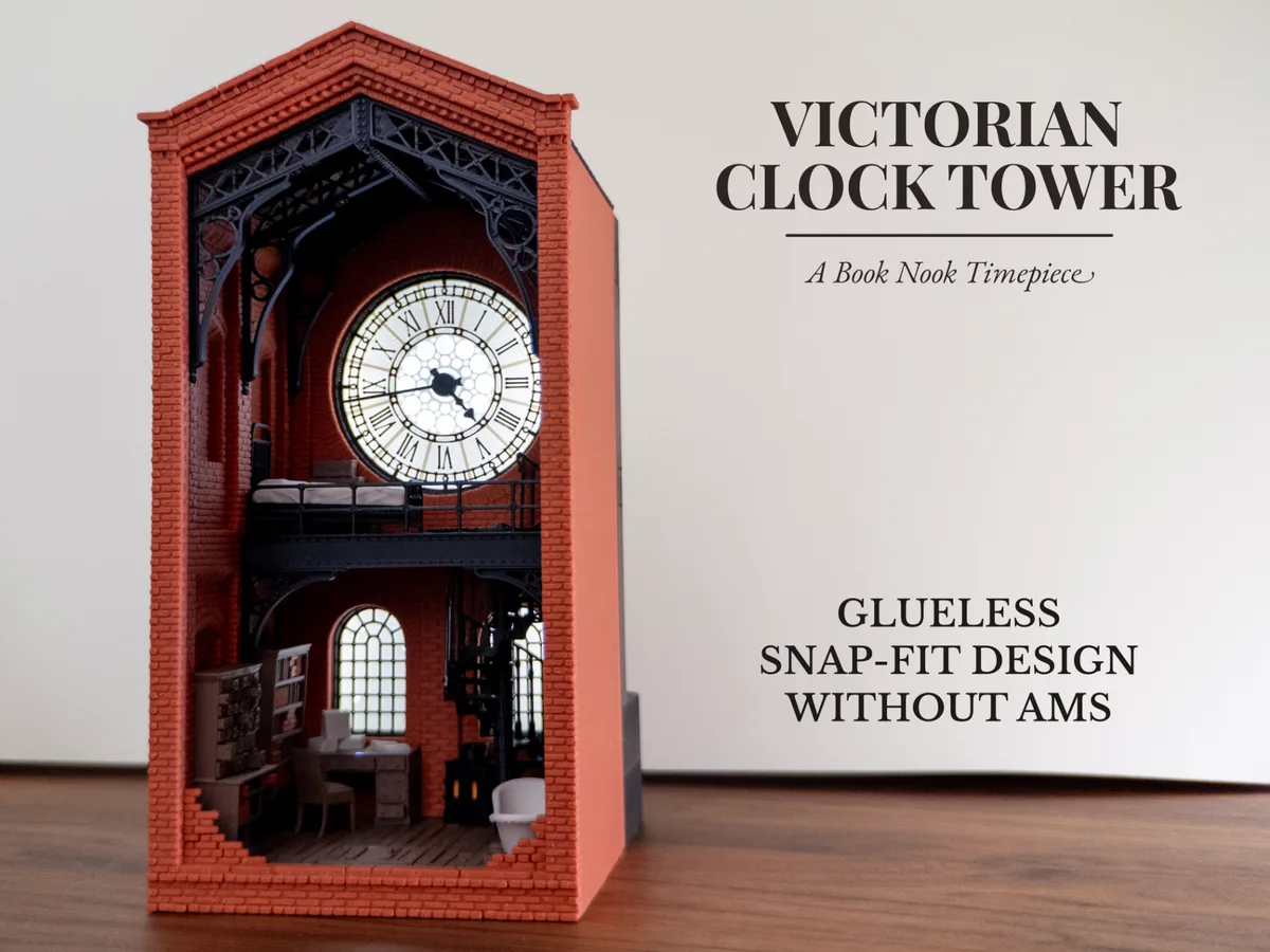Torre de reloj para entre los libros