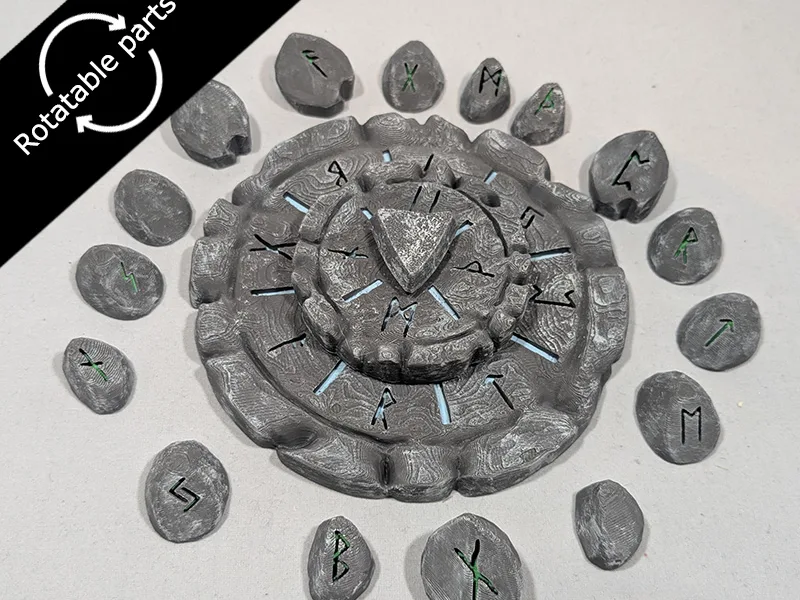 Disco de runas para juegos de rol