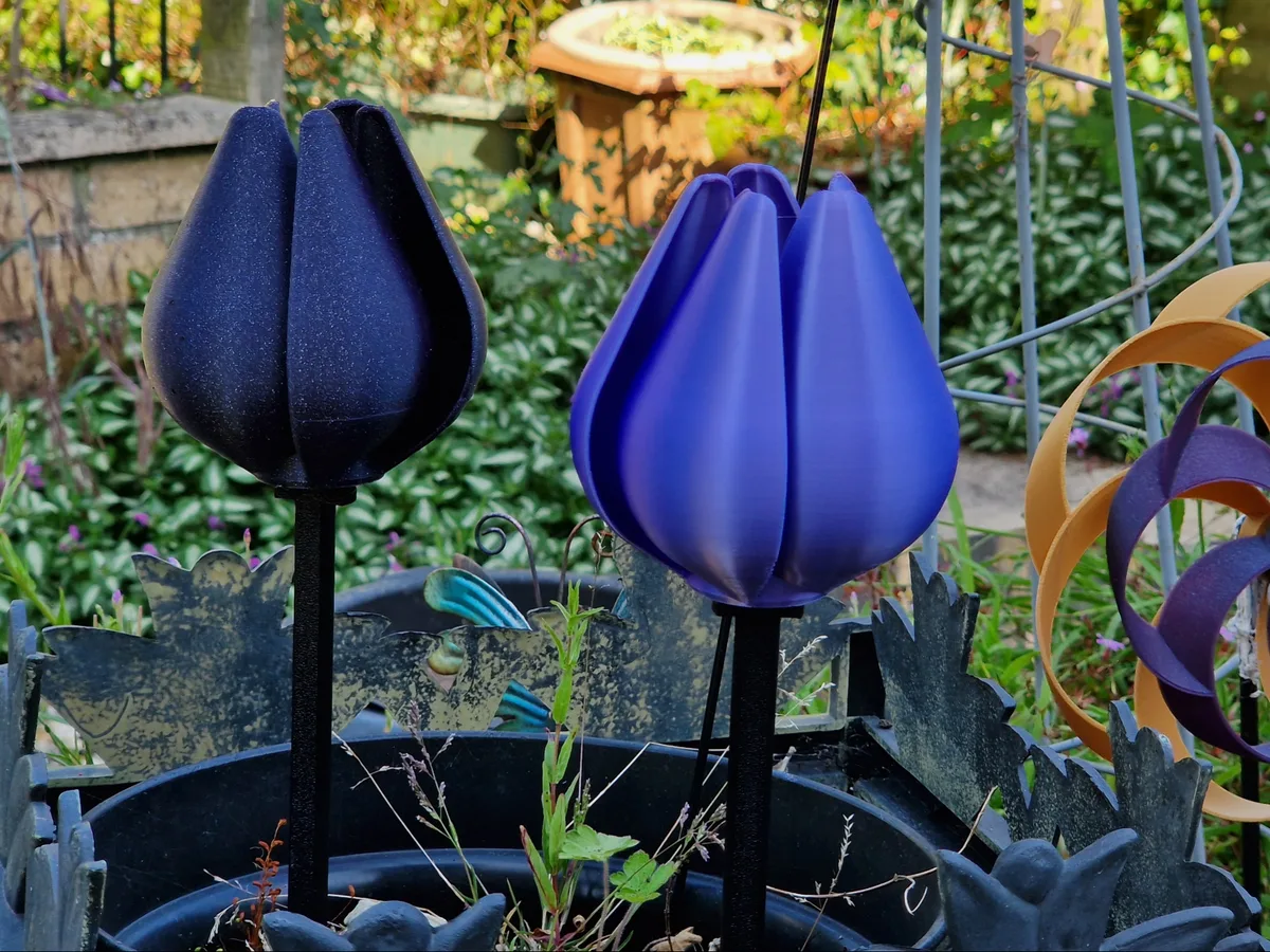 Molinete de flor para el jardín
