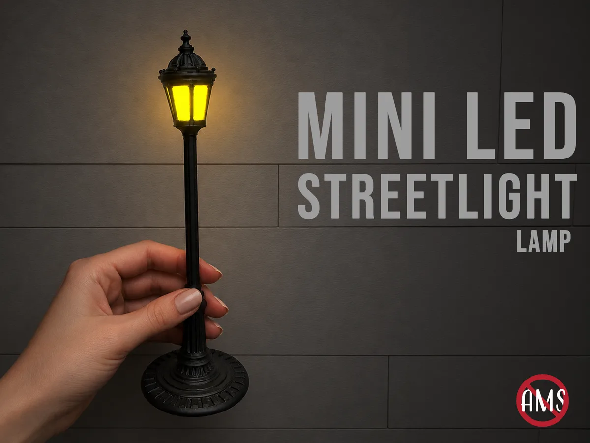 Farol de calle en miniatura
