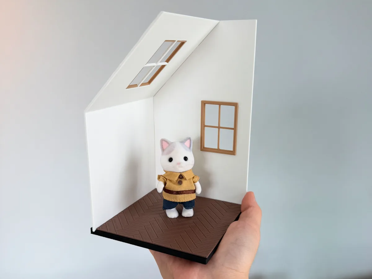 Vitrina rincón para miniaturas