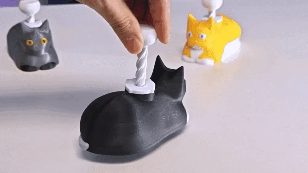 Gato giratorio de escritorio