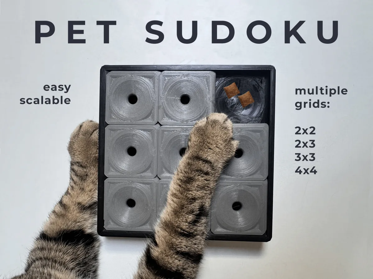 Juego de sudoku para perros y gatos