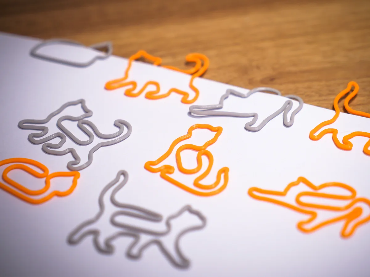Clips con forma de gato