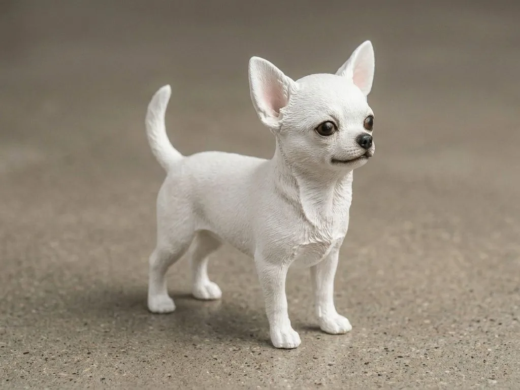 Figura de chihuahua de bolsillo