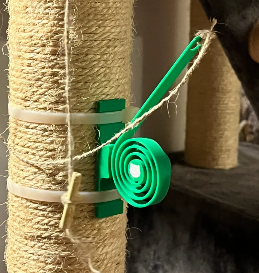 Juguete espiral para rascador