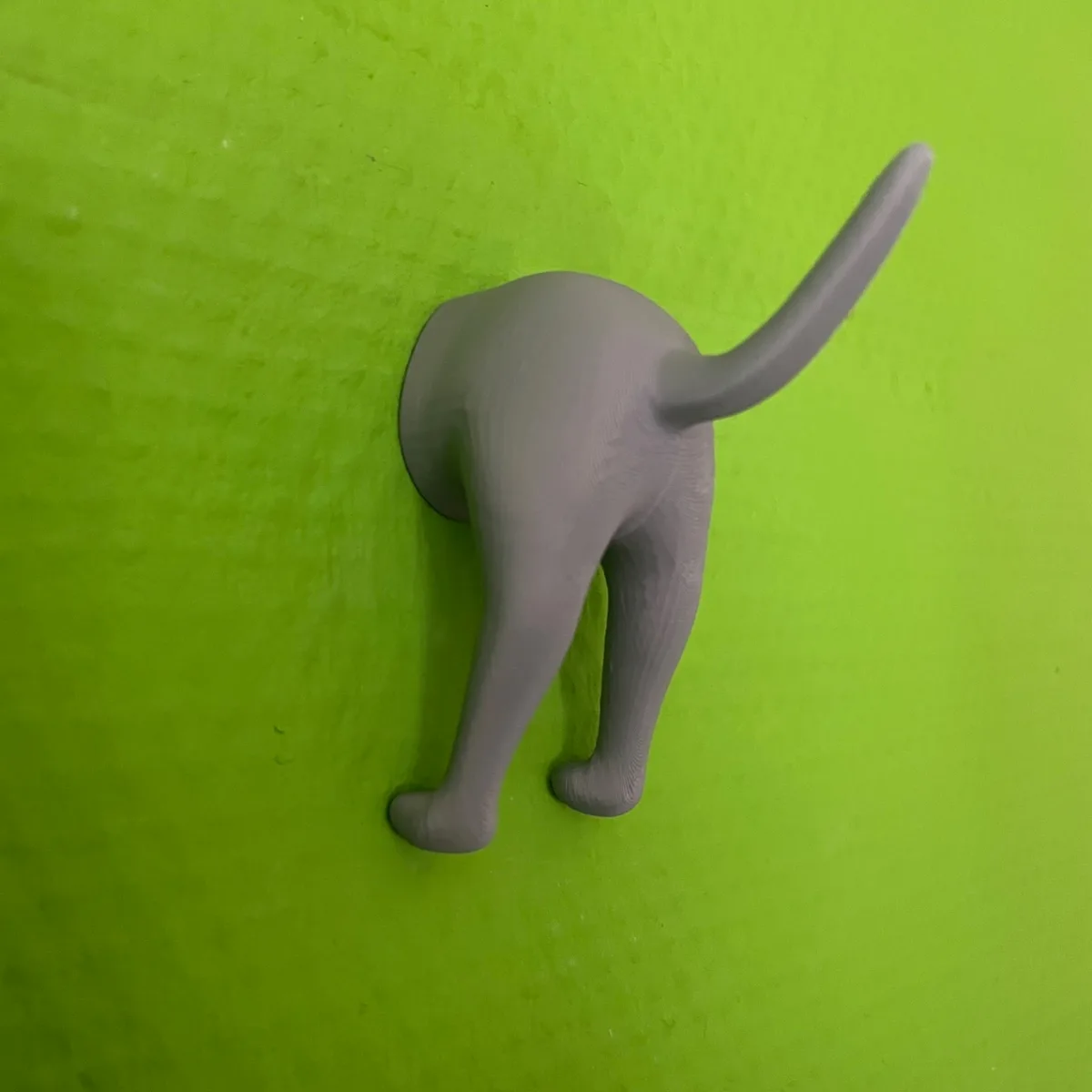 Percha con forma de cola de perro