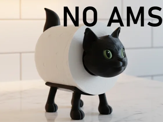 Portarrollo gato gracioso