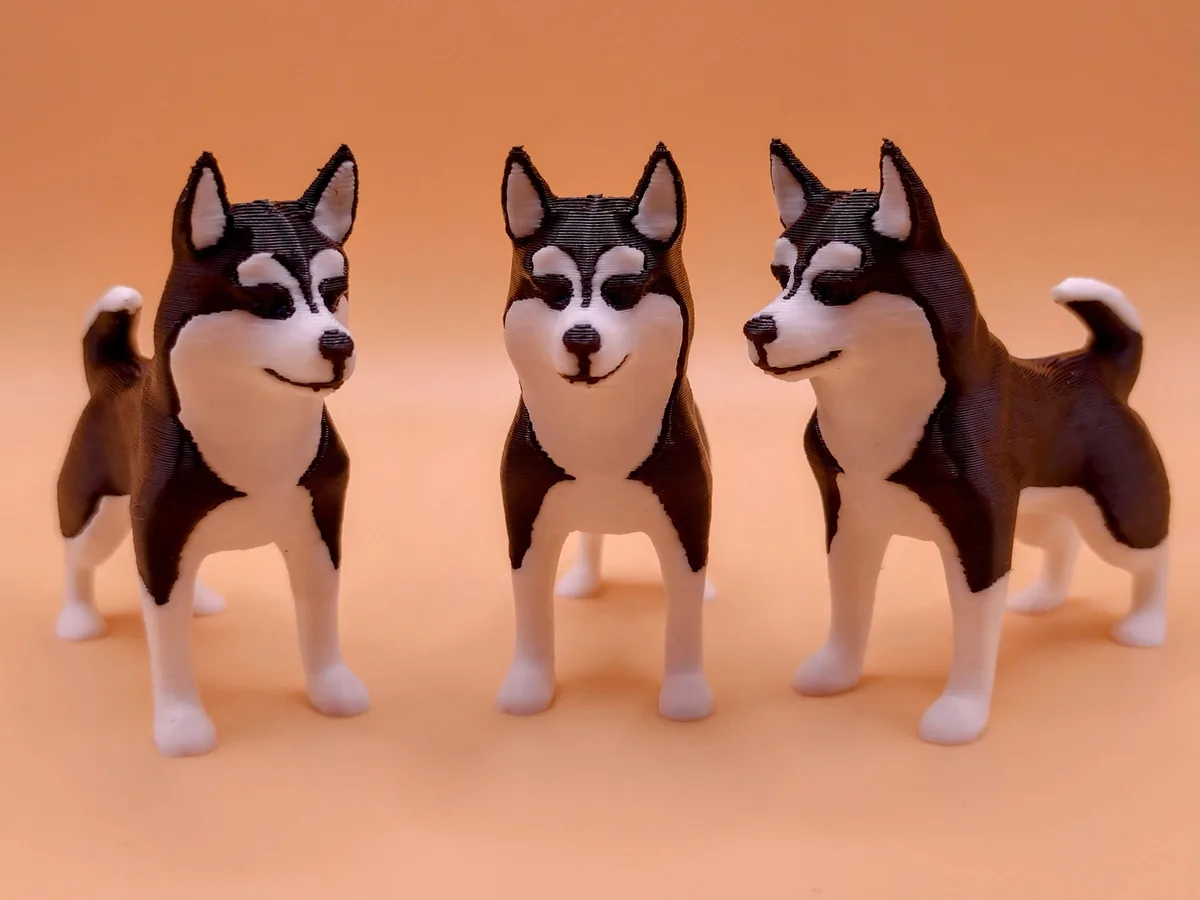 Husky de adorno