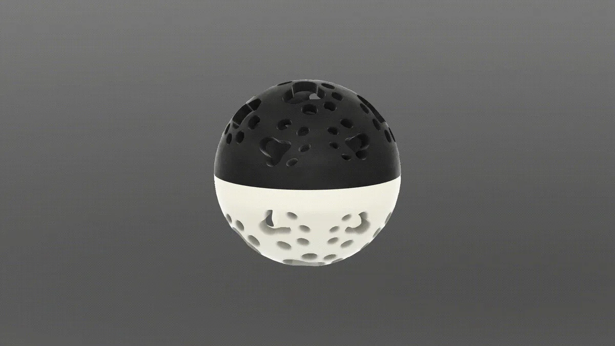 Pelota de alimento con actividad