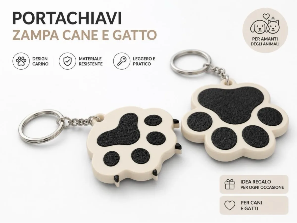Llaveros de perro y gato