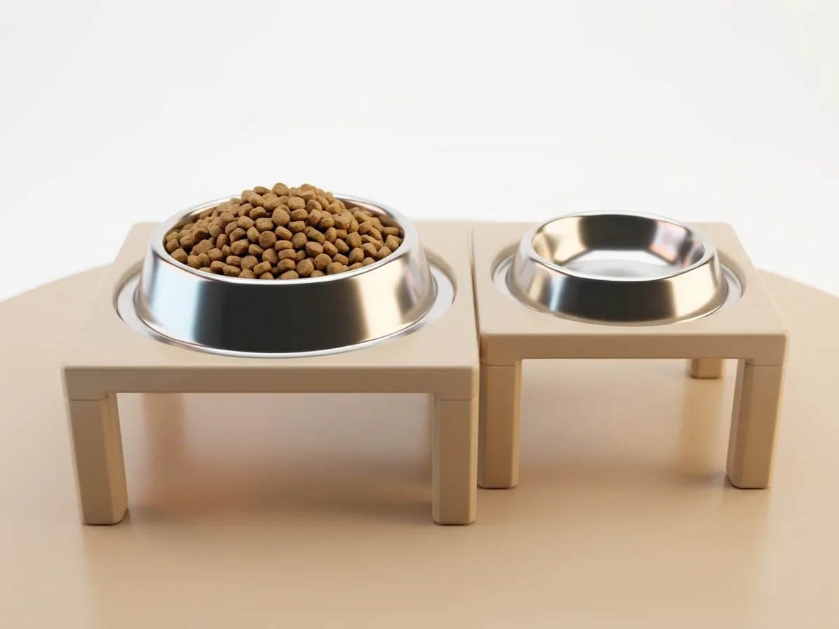Elevador de mesa para comederos de base ancha