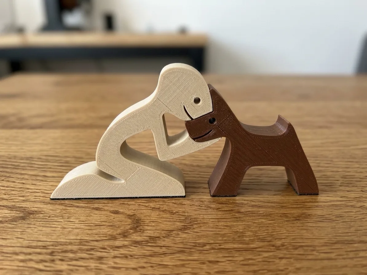 Adorno de perro y gato para la pared