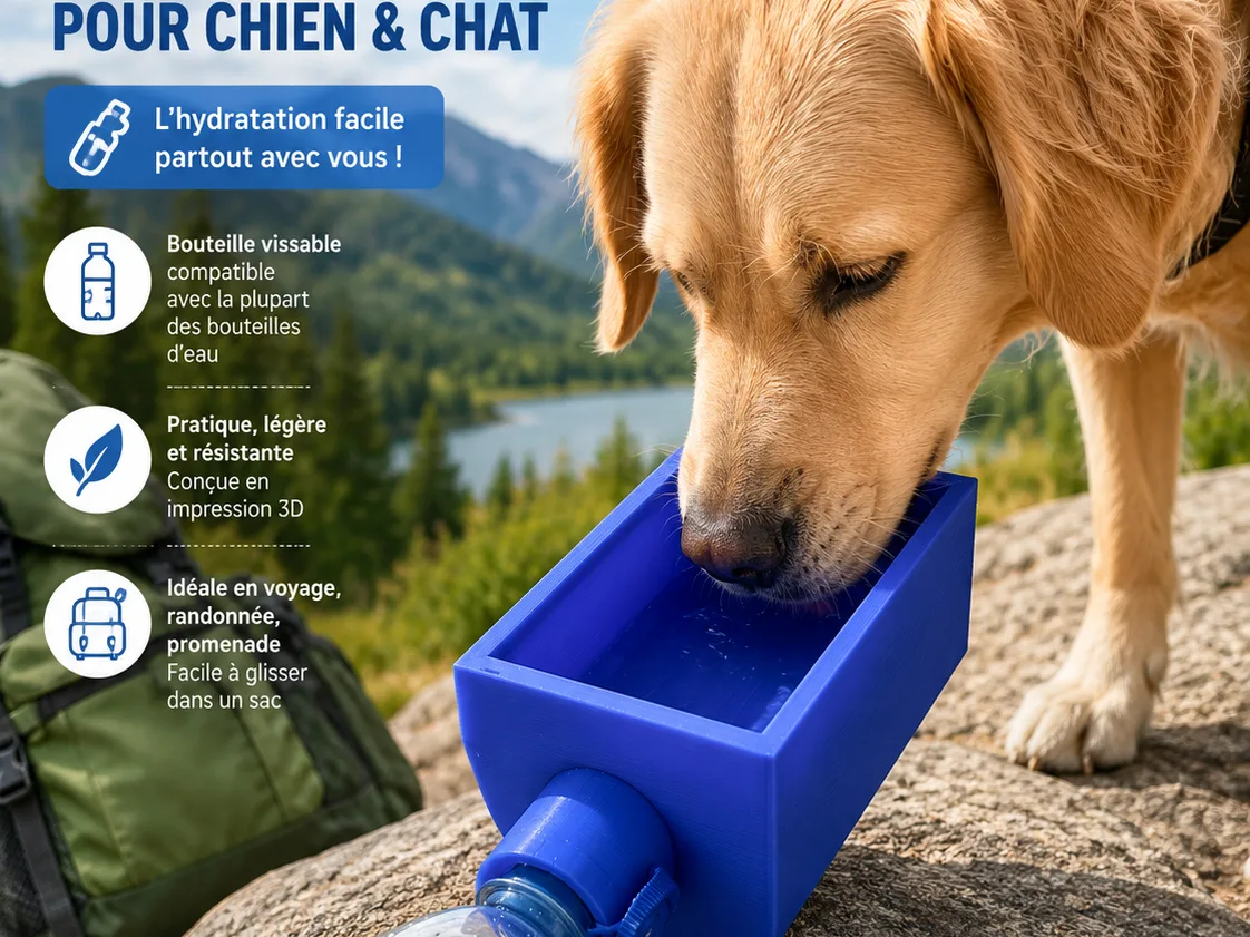 Bebedero para perro y gato