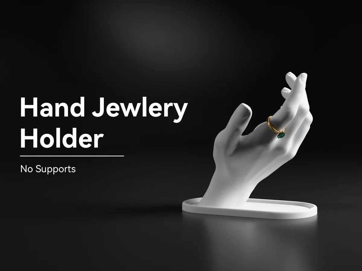 Soporte de joyas con forma de mano