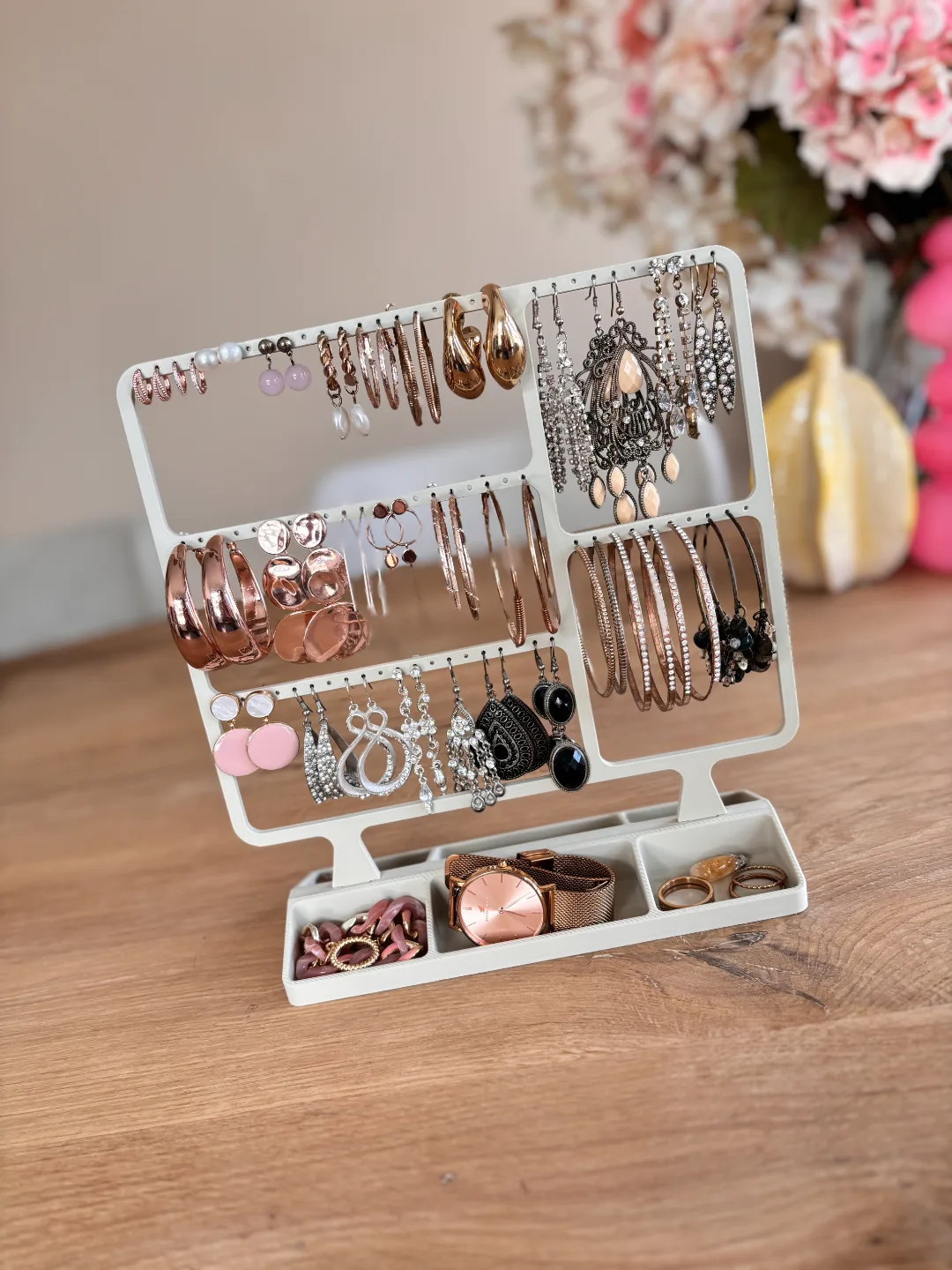 Organizador de aros de pared