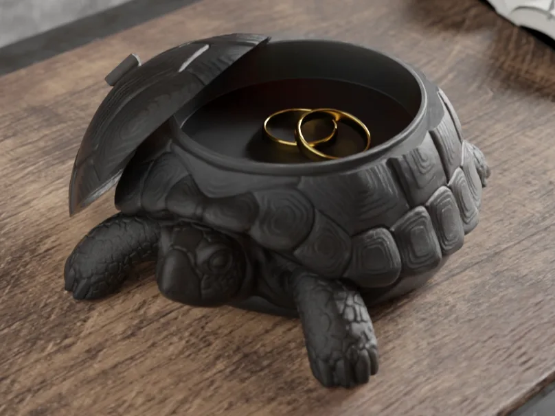 Alhajero con forma de tortuga
