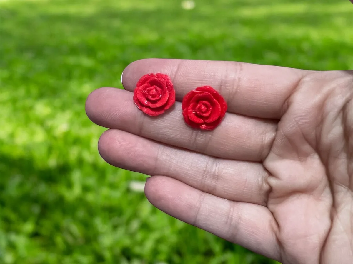 Aros de rosa chiquitos