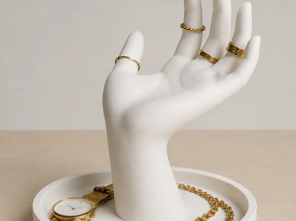 Soporte de anillos de escritorio