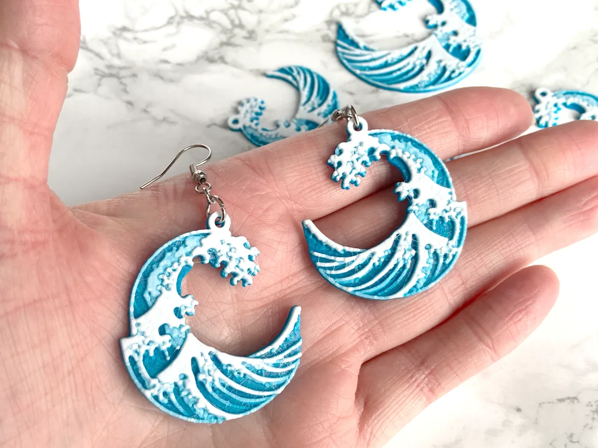 Aros de la gran ola de Kanagawa