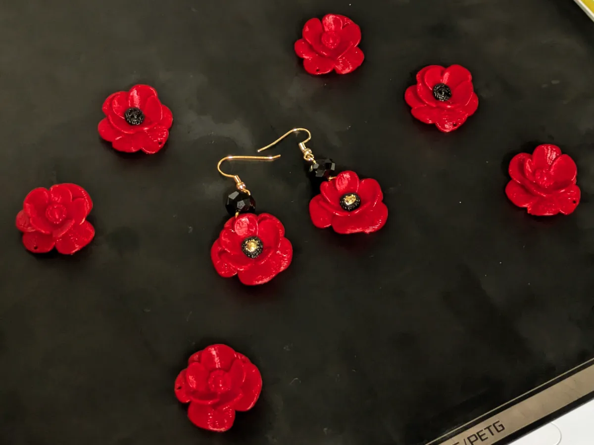 Aros de amapola