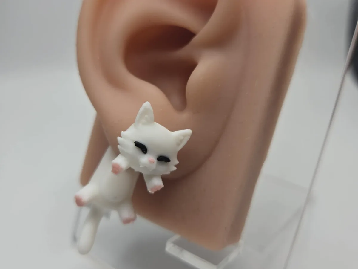 Aros de gato saltando