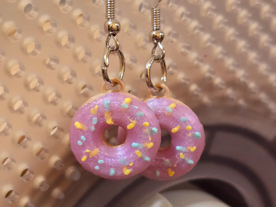 Aros de rosquilla glaseada