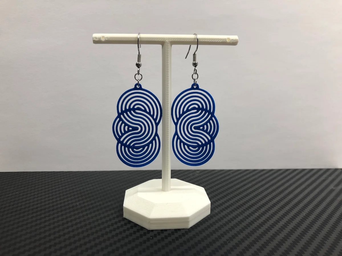 Aros de espirales y círculos