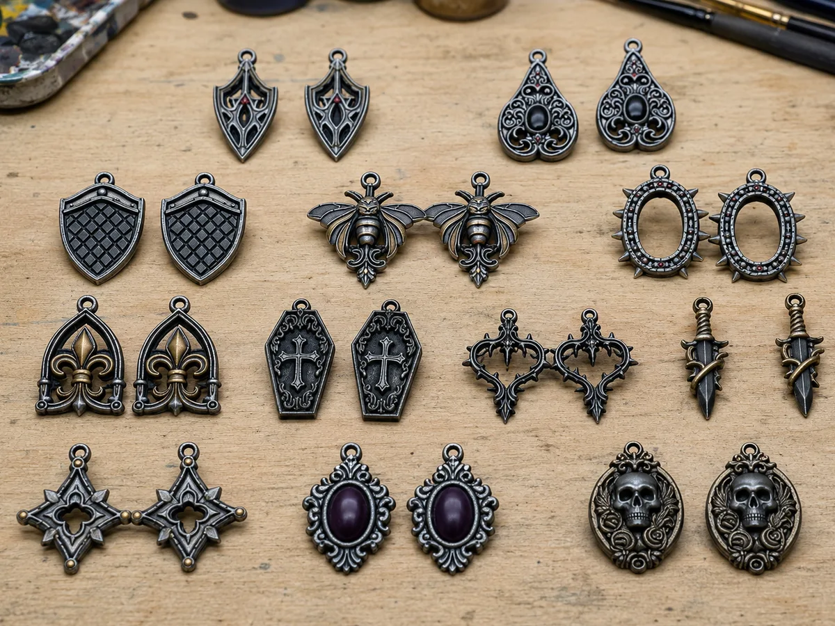 Colección de aros góticos