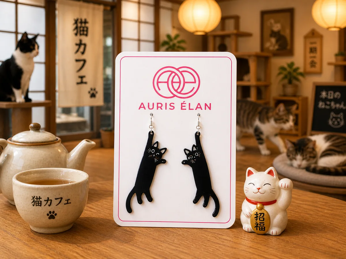 Aros con forma de gato