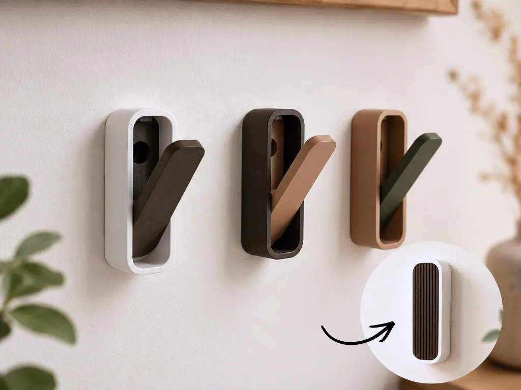 Gancho de pared plegable