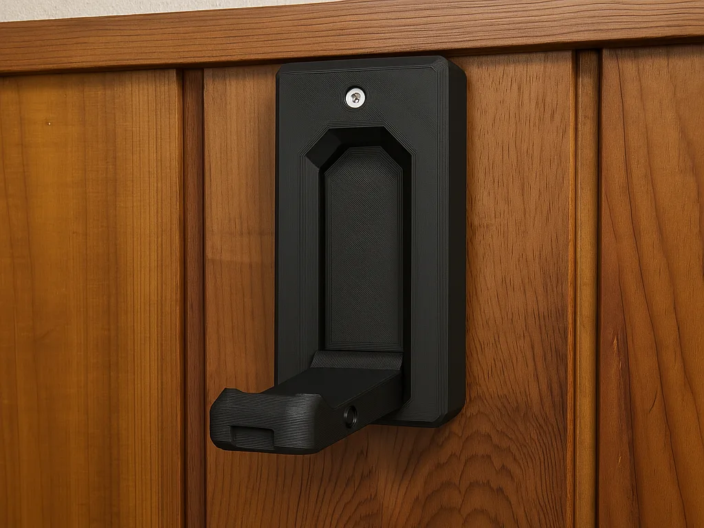 Colgador de auriculares plegable para la pared