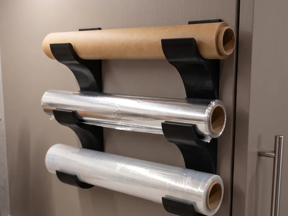 Soporte de pared para varios rollos