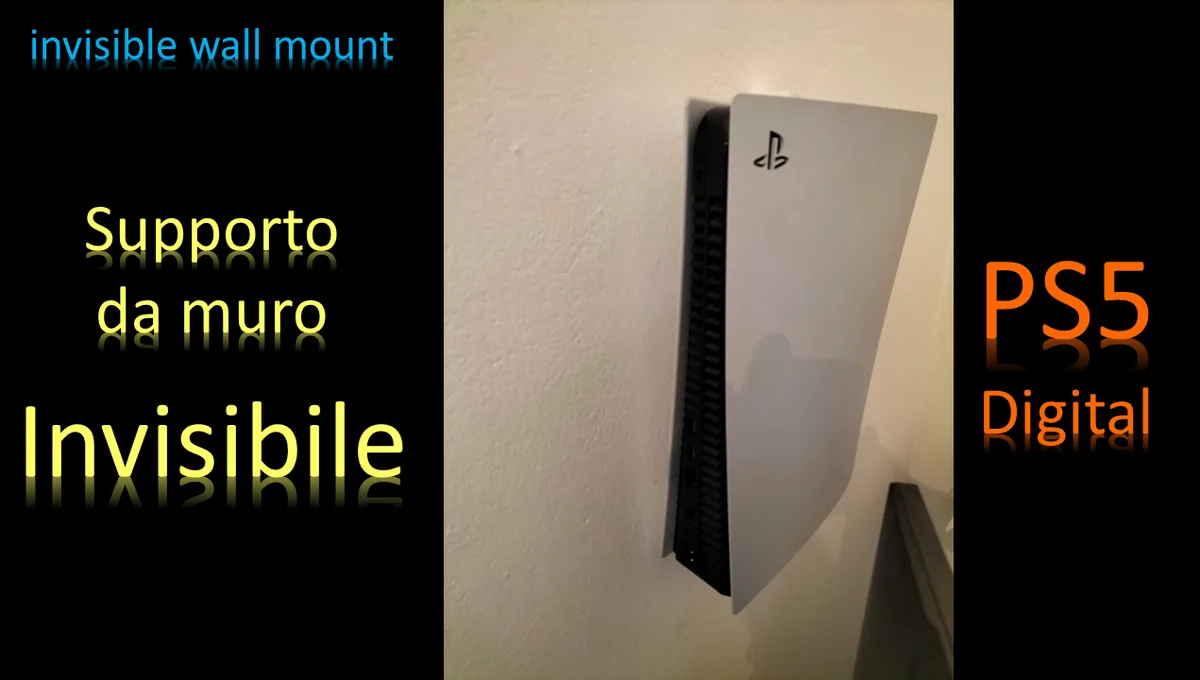 Soporte de pared invisible para consola