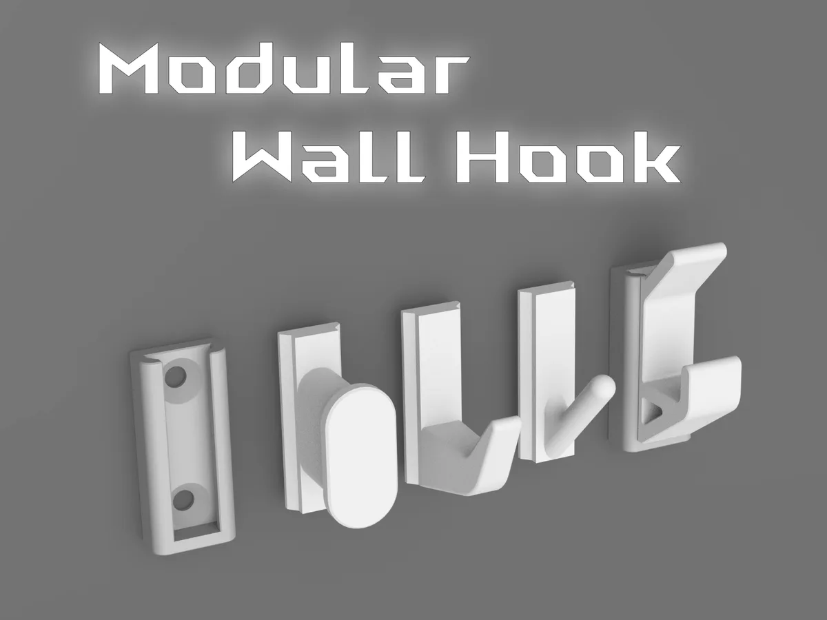 Percha modular de pared