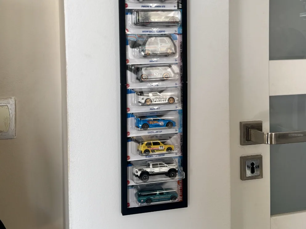 Expositor modular de pared para autitos