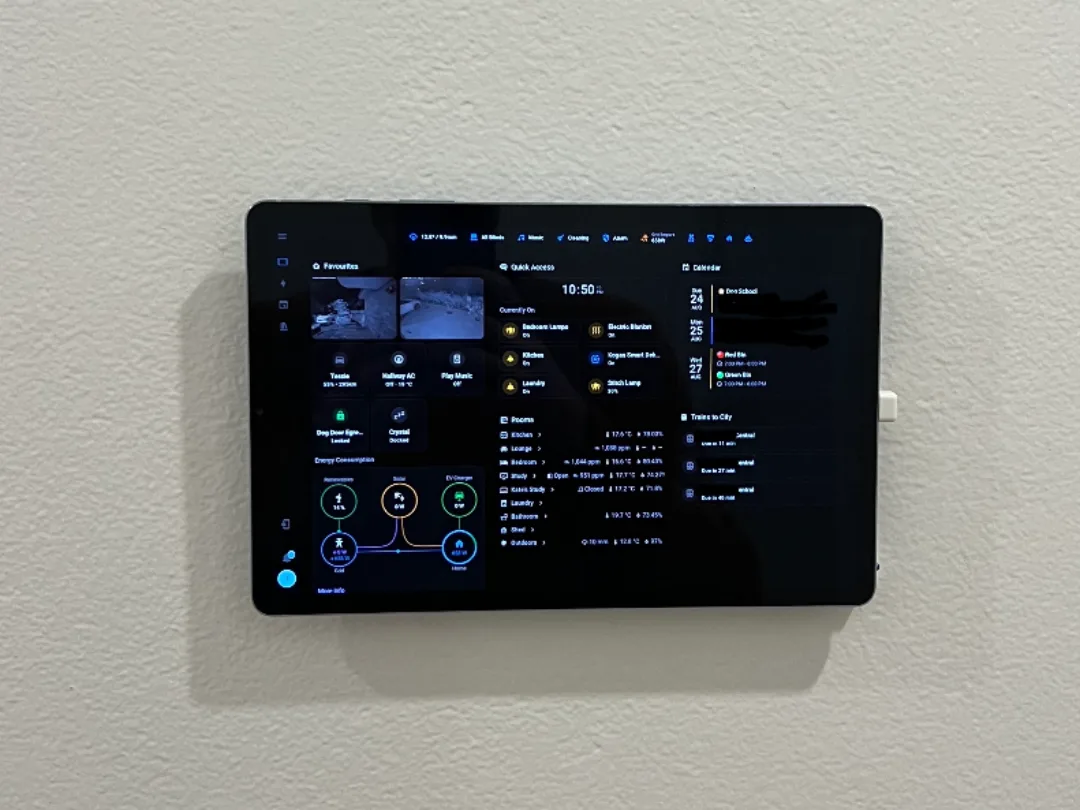Soporte de pared para tablet sin marco