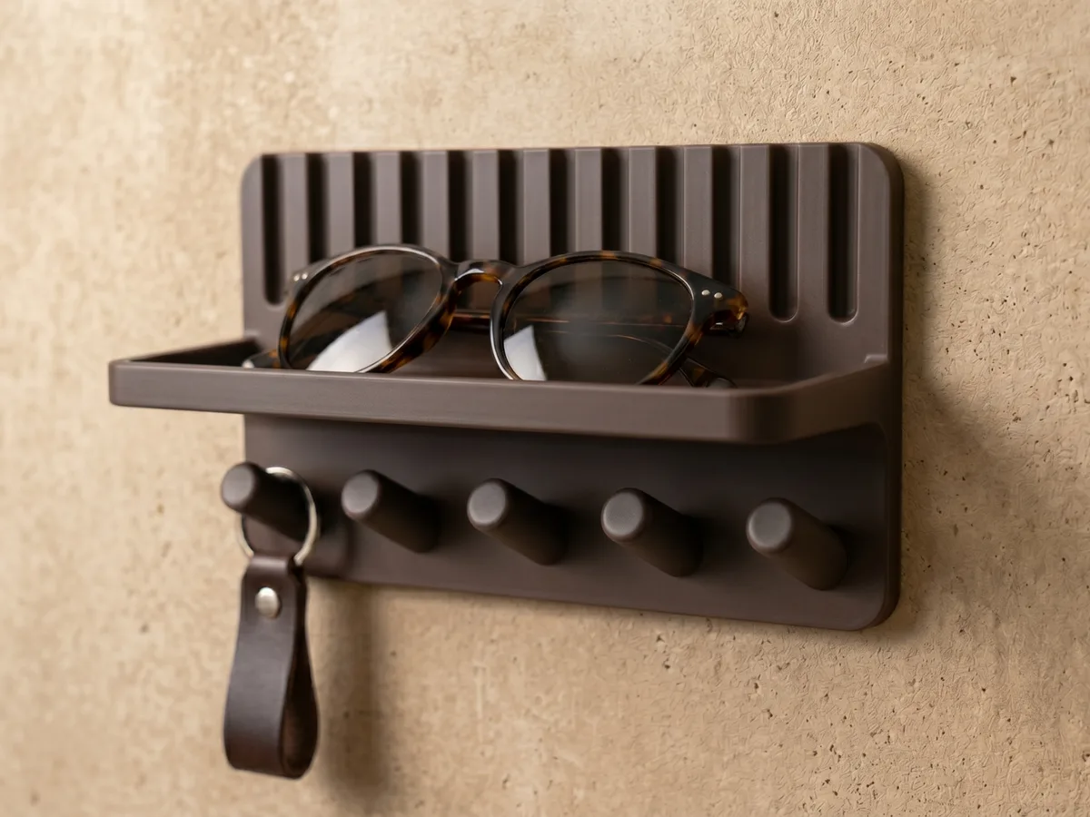 Colgador de pared para llaves y accesorios