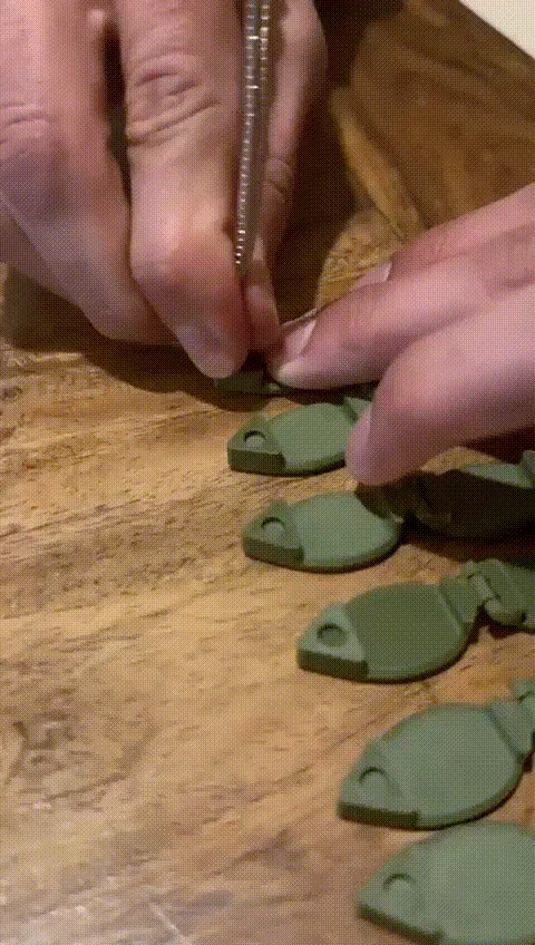 Clips para guiar plantas trepadoras