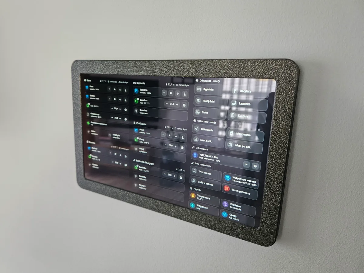 Soporte de pared a medida para tablet