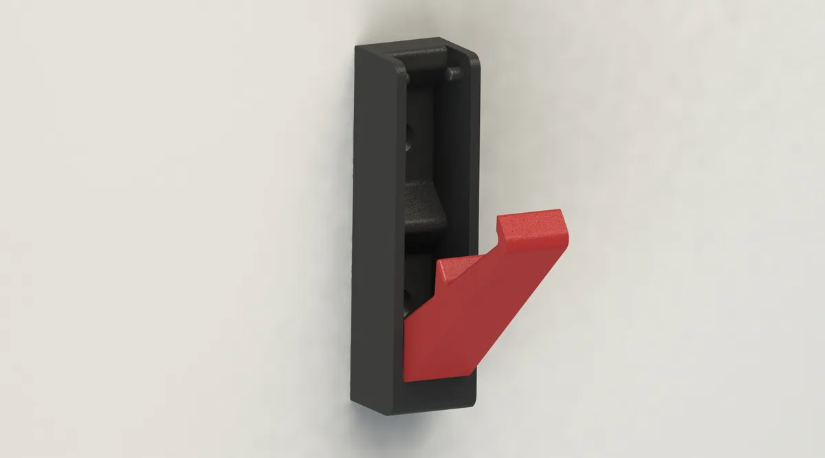 Gancho de pared escondido