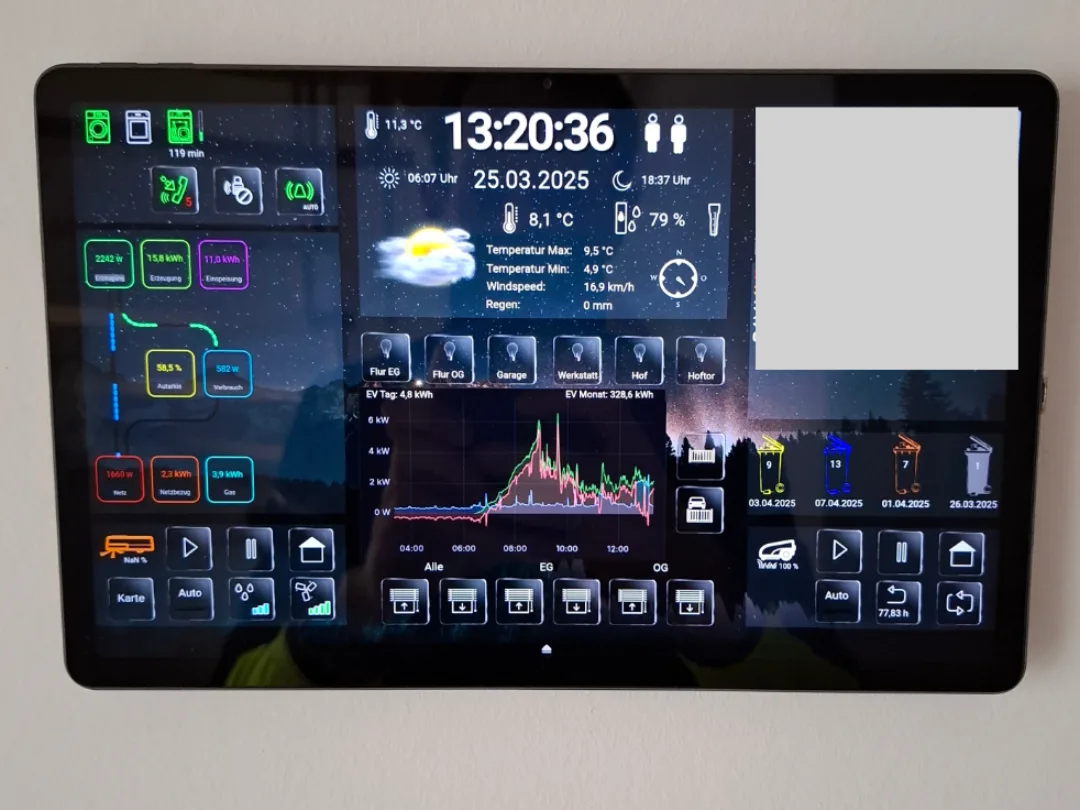 Soporte invisible de pared para tablet