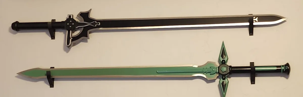 Soporte de pared para espada decorativa